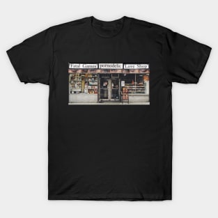 New York Store Front Collage Art T-Shirt